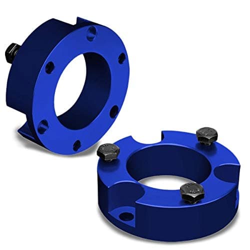3" Front Blue Strut Top Mount Leveling Lift Kit Spacer works with 95-02 Toyota 4Runner/95-04 Toyota Tacoma