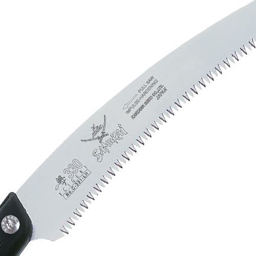 Japanese Saw SAMURAI KAMISAWA KOUGYO ichigeki 330mm Fine Teeth C-331-LH blade-only from Japan