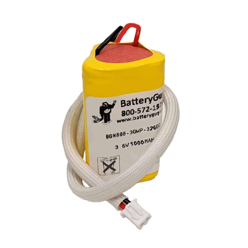 BatteryGuy Nickel Cadmium battery 3.6v 1000mAh ~ BGN800-3GWP-326EC replacement battery - BatteryGuy brand equivalent (rechargeable)