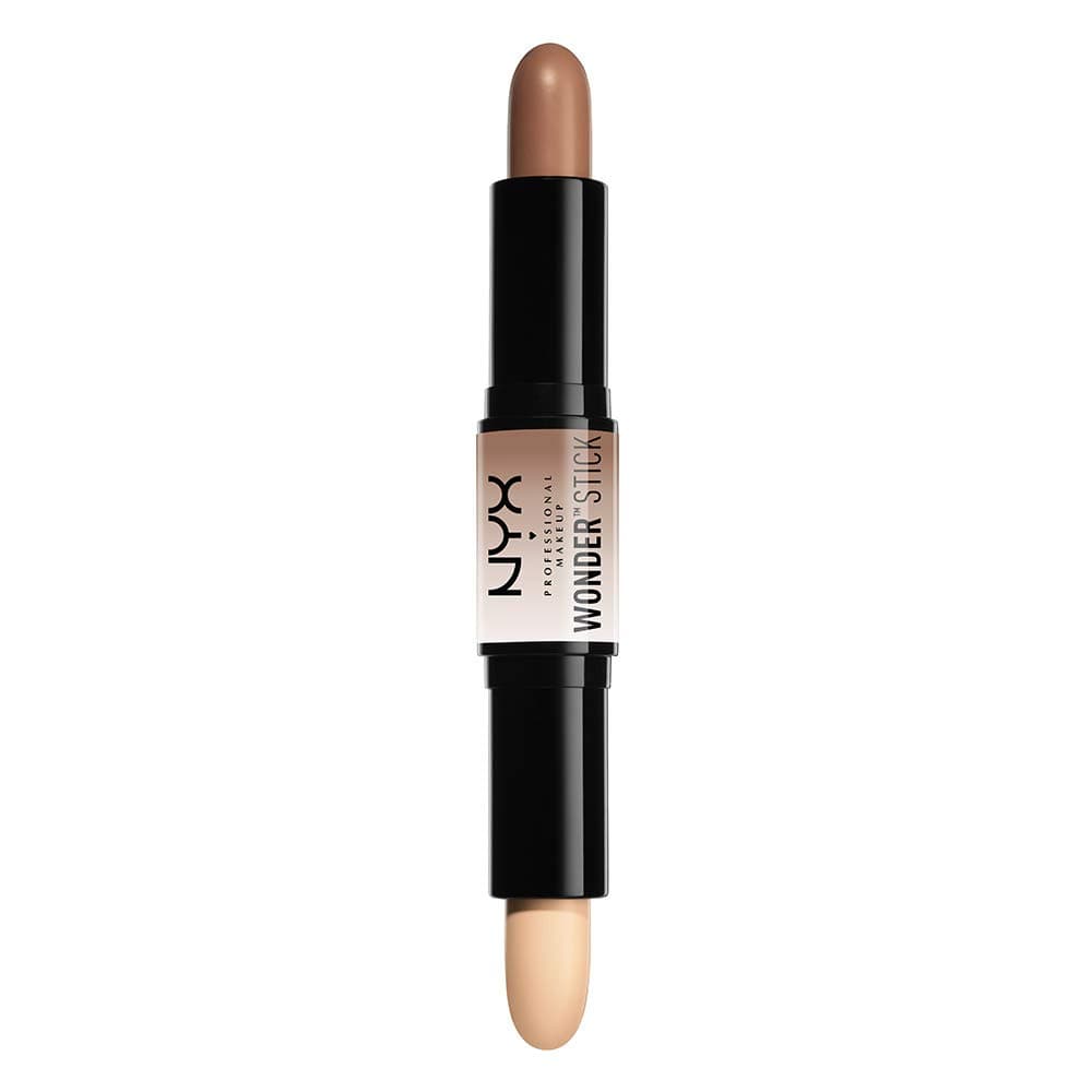 Wonderstick, Dual-ended Make up Highlight & Contour Stick, On-the-Go Highlight and Contour Stick, Creamy Texture, Shade: Light