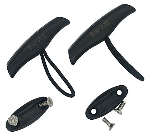 Bieroog 2 PCS Canoe Kayak Toggle Handle Boat With Cord Rope Kayak Carry Accessory Kit