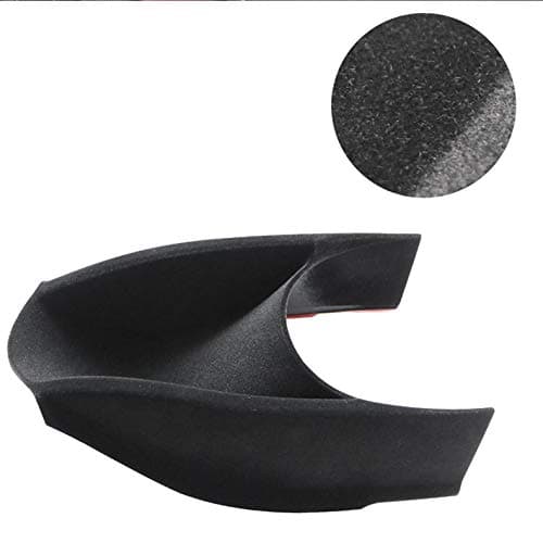 Cimoto for Mercedes New Smart 453 Fortwo Forfour Armrest Center Storage Box Central Control Gear Storage Box Car Styling Accessories(Suede-Black)