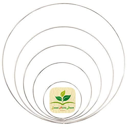 Zazza Home DecorZazza Home Steel Craft Silver Rings for Dream Catcher (Set - A)