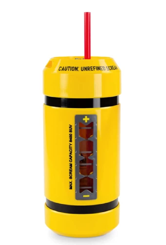 DisneyParks Exclusive - Water Bottle with Straw Monsters Inc Scream Canister