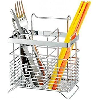 Spiritual World Stainless Steel Hanging Utensil Drying Rack,Rectangle Shape