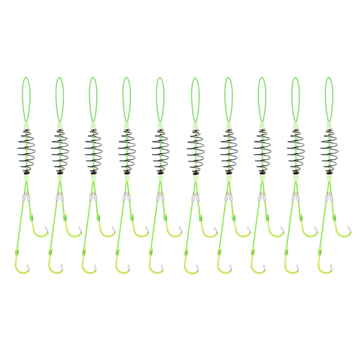 Dyxssm Spring Bait Cage Trap Fishing Hooks, Drum Spring Feeder Carp Fishing Baits Hook