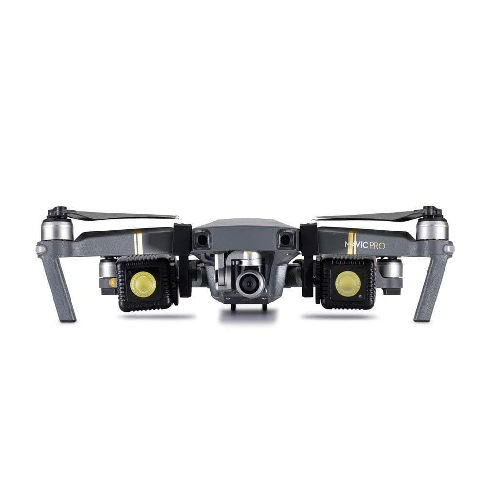 Lume Cube - Lighting Kit - DJI Mavic Pro (2 Lume Cubes + 2 Bars) - Output of 1500 lumens - Illuminates the landscape - Controllable with app for both iOS and Android