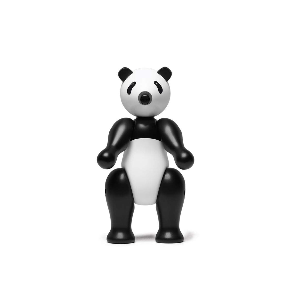 Kay Bojesen Panda WWF Small Figures 15 cm Wooden Figures Decoration Black