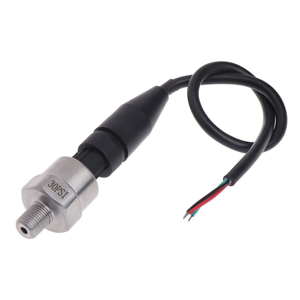 Youngy DC5V 1/8NPT Pressure Transducer Transmitter Sensor Stainless Steel Oil Air Water - 30psi