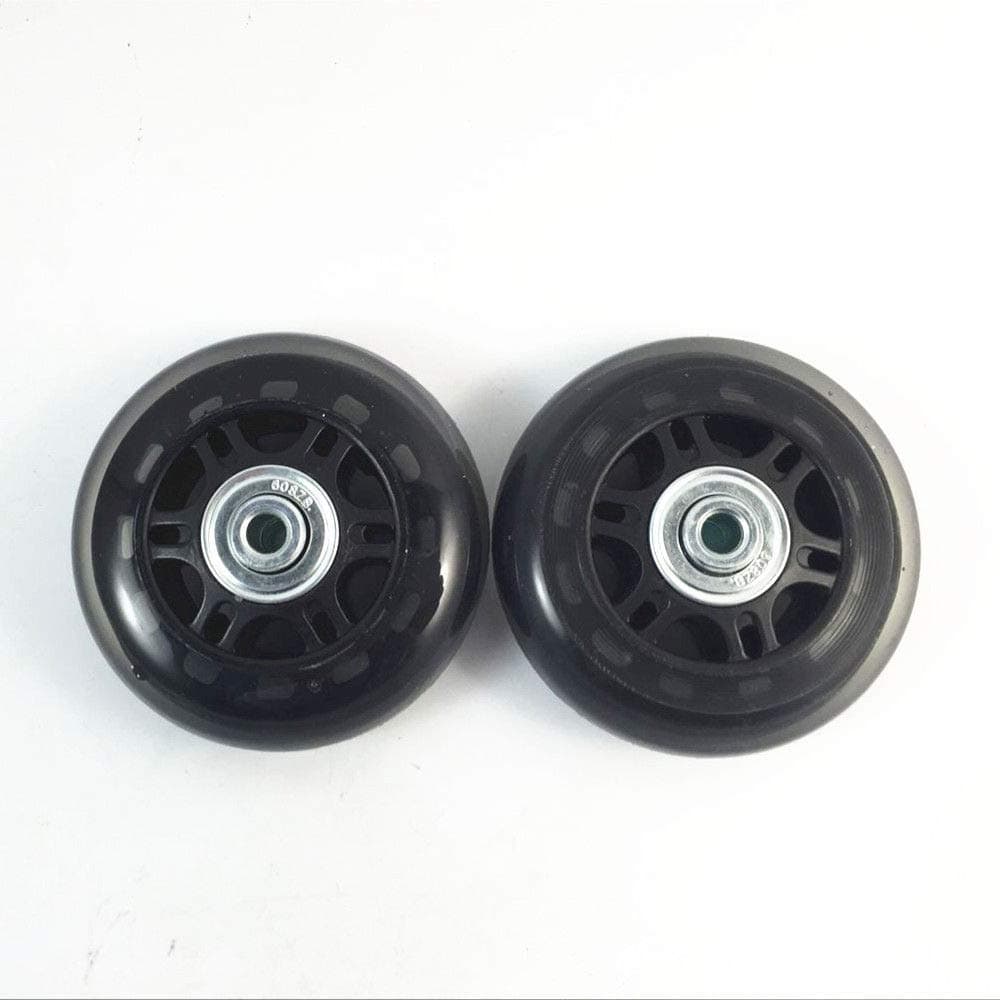 AARAM 75mm x 22 MM Tyres for Wheelchair, roller skates, trolley bags, Office chair and furniture (Set of 2)