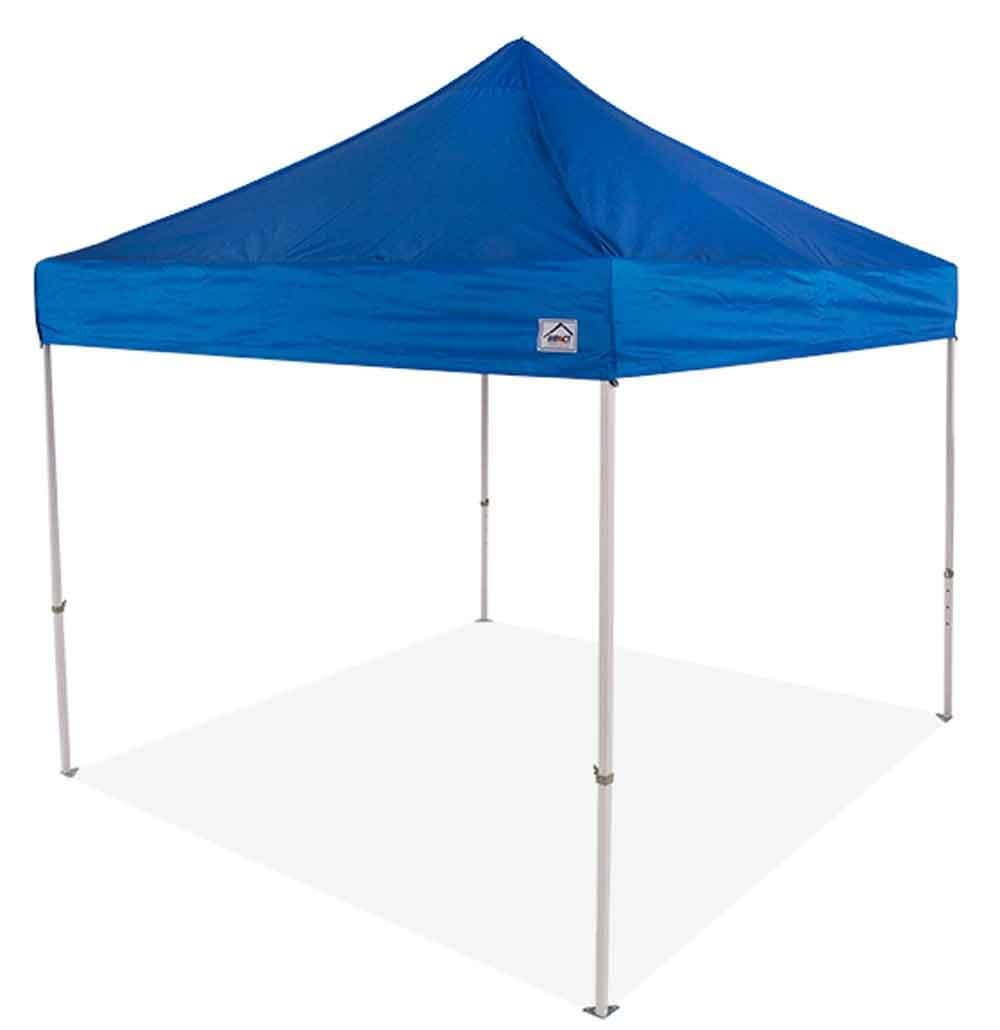 Impact Canopy 10x10 Canopy Pop Up Tent Impact Canopies Heavy Duty Steel Sun and Rain Shelter with Roller Bag, Royal Blue
