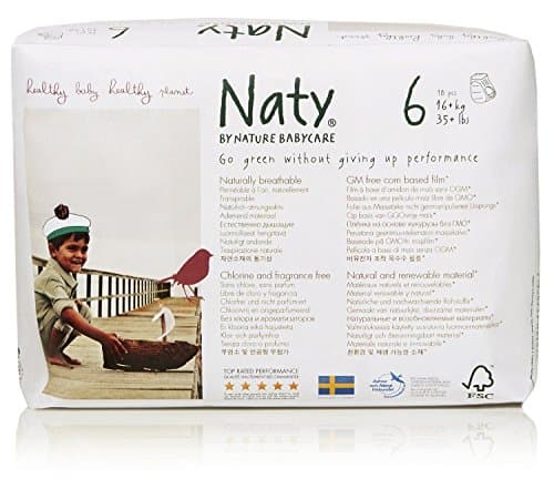 Naty by Nature Babycare Nappy Pants - Extra Large Size 6 18s (Pack of 2)
