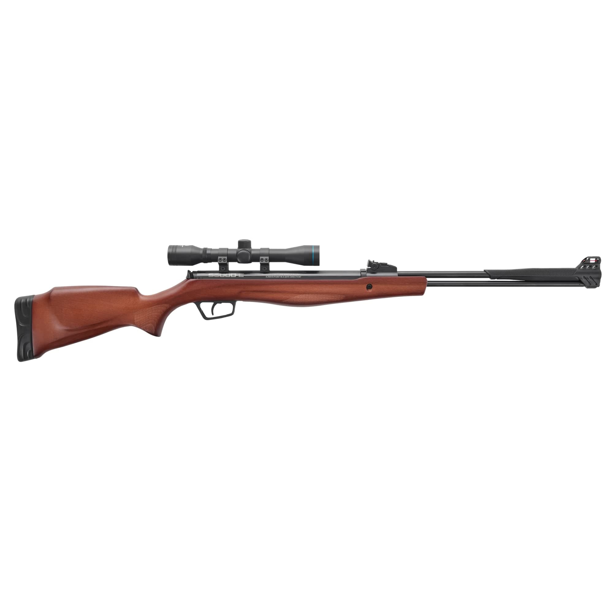 S6000-E Combo - .22 Caliber - Hardwood with Fiber-Optic Sights & 4 x 32 Scope