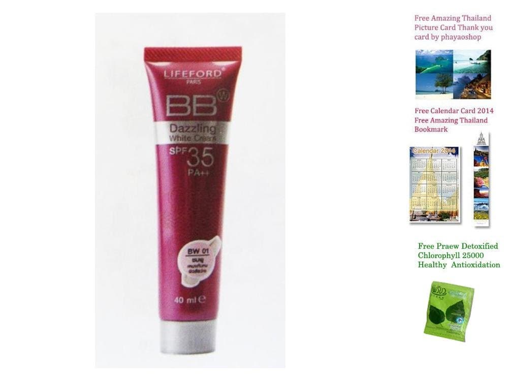 3 Pack BB Cream Dazzing White No.BW 01 Cream-Brown Color