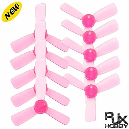 RJX 1935 1.9 Inch 3-Blade Propeller for FPV Drone Quadcopter Pink (5 Pairs)
