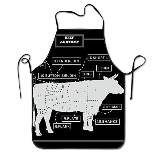 Cuts Of Beef Anatomy Cooking Aprons Professional Bib Apron For Women Men Girl Kids Gifts Kitchen Decorations