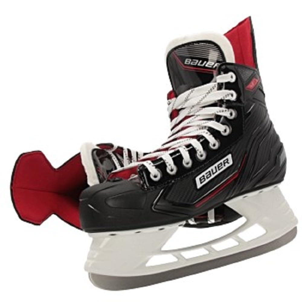 Bauer NSX Senior Ice Hockey Skates - 7 Sizes - Ideal for Amateur Players - Stainless Steel Skates - Comfort Racing - Easy to Put On