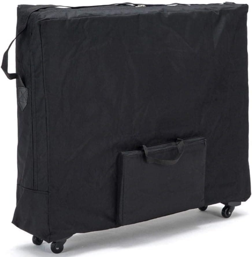 Wheeled Carry Case for Portable Massage Spa Bed Black