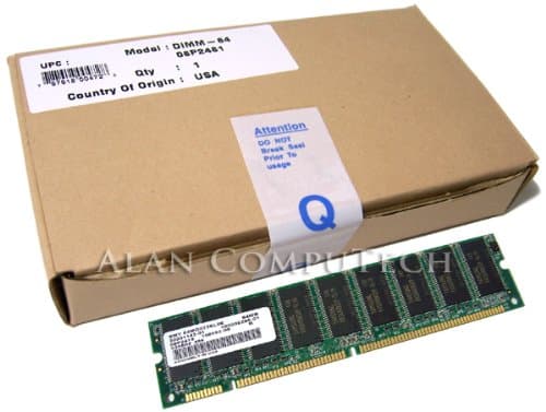 IBMMylex 352 DIMM-64MB 64MG072SL06 Memory 6831570000 Cache 08P2419