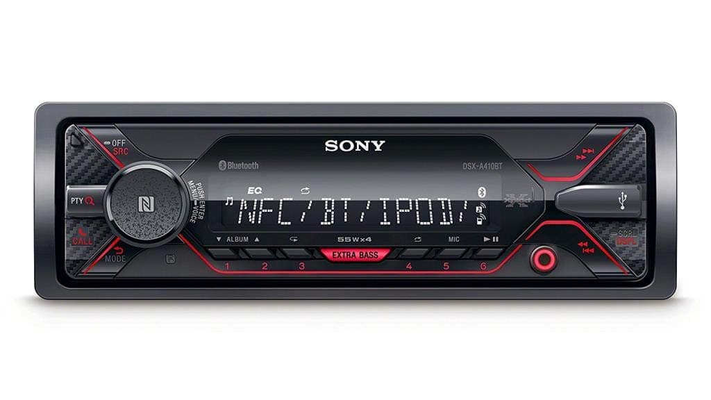 SonyDsx-a410bt Receptor Multimedia para Coche Con Bluetooth NFC 4x55w Pantalla LCD Extrabass Control Por Voz USB Aux