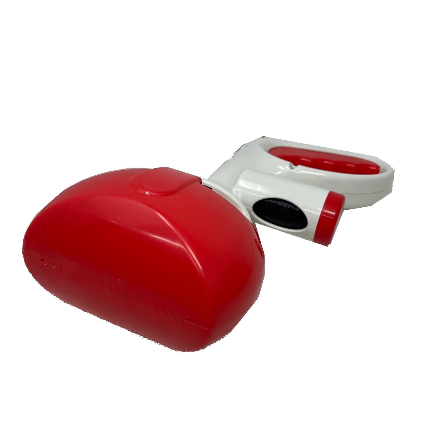 Portable Plastic Pet Poop Collector Easy to Use Handheld Animal Waste Picker with Poo Bag Dispenser and 20 Free Waste Bags Waste Cleaning Scooper Poop Picker Catcher (Red)