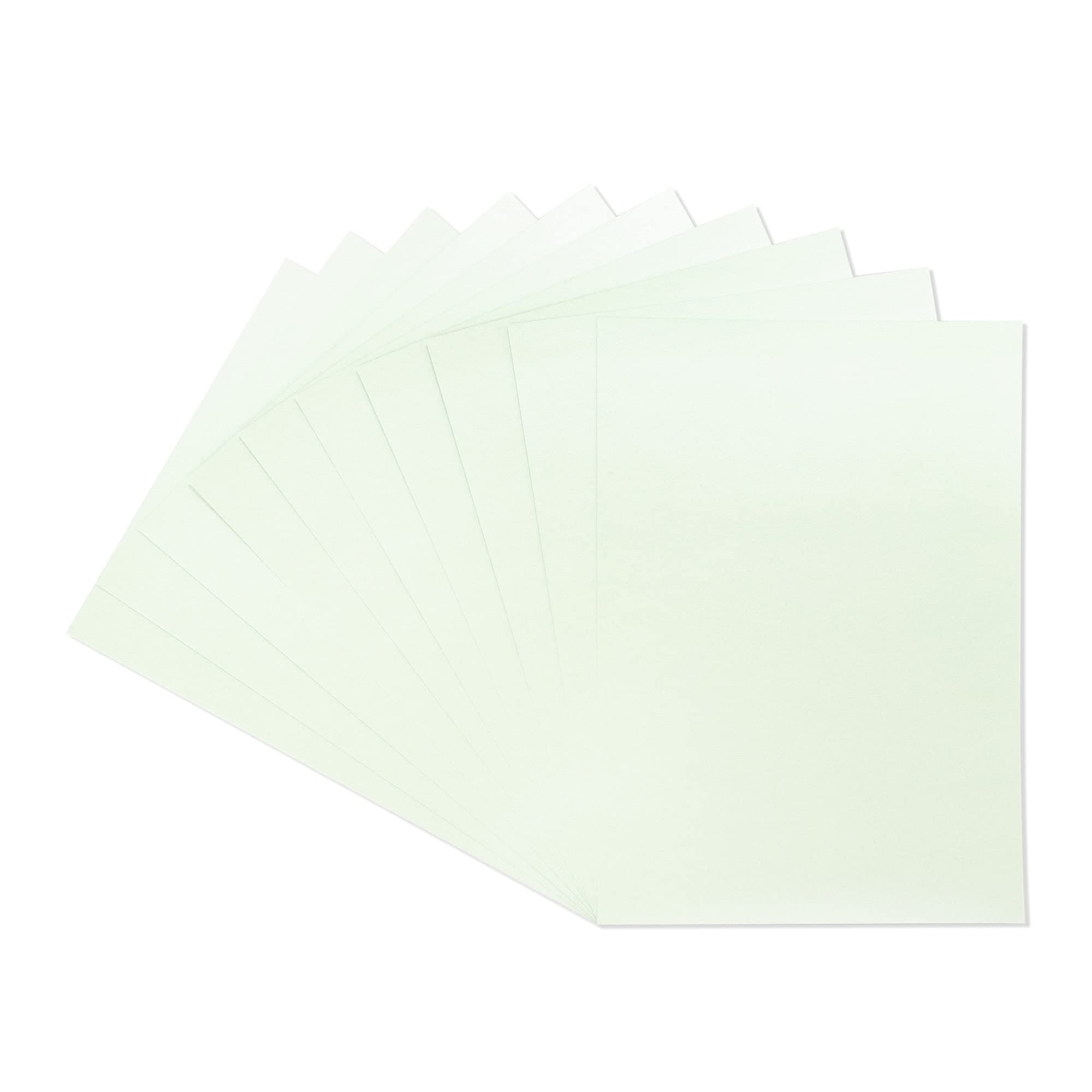 Crafter's CompanionA4 Coloured Single Sided Mint – 310GSM (10 Sheet Pack) -Perfect for Arts and Crafts, Printing, Card Bases & Folding-Centura Pearl, cardstock