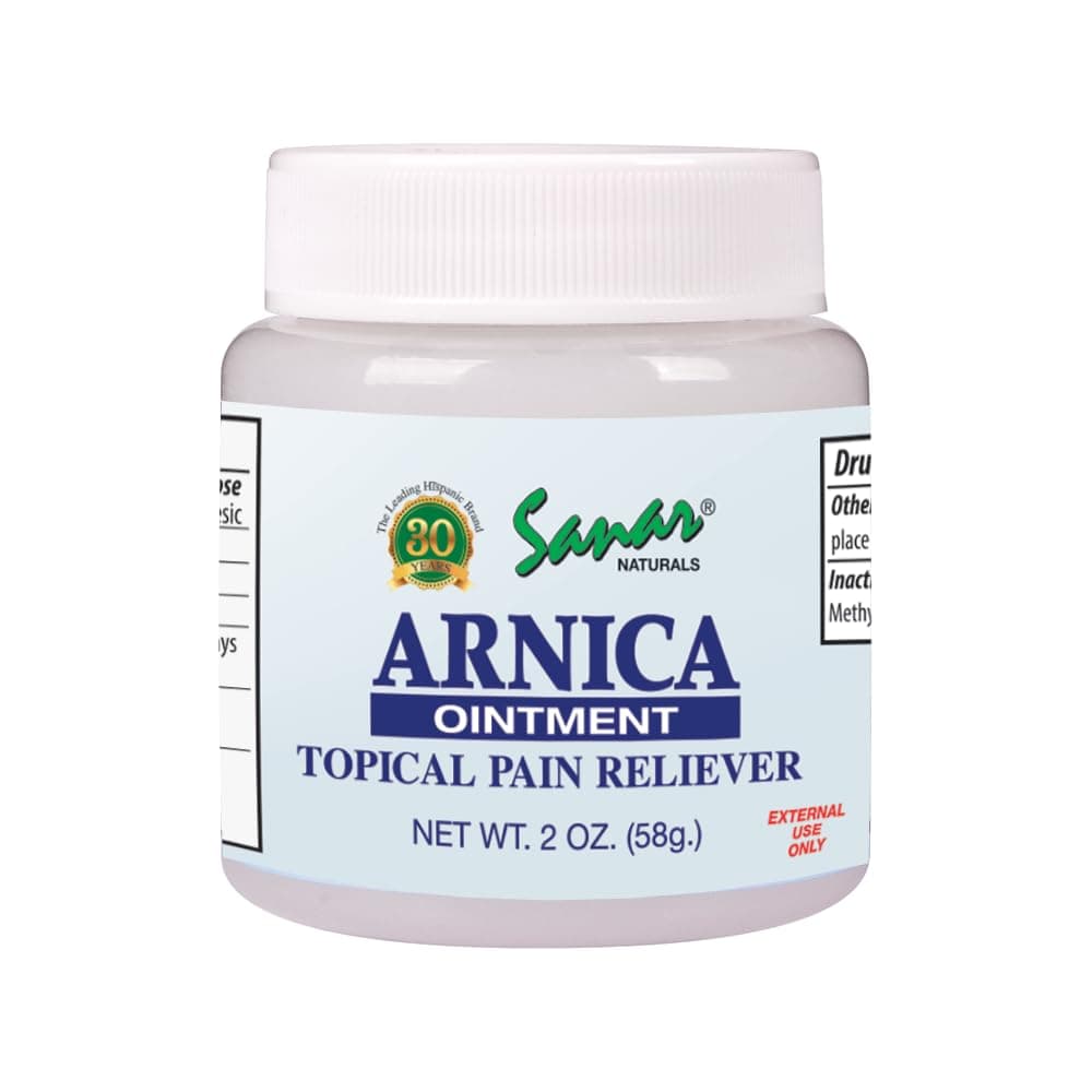 Sanar Naturals Clear Arnica Ointment 2 oz - for Pain Relief and Bruises – Soothing Relief of Muscles Soreness, Joint Pain, Lower Back Pain, and Body - with Menthol and Camphor