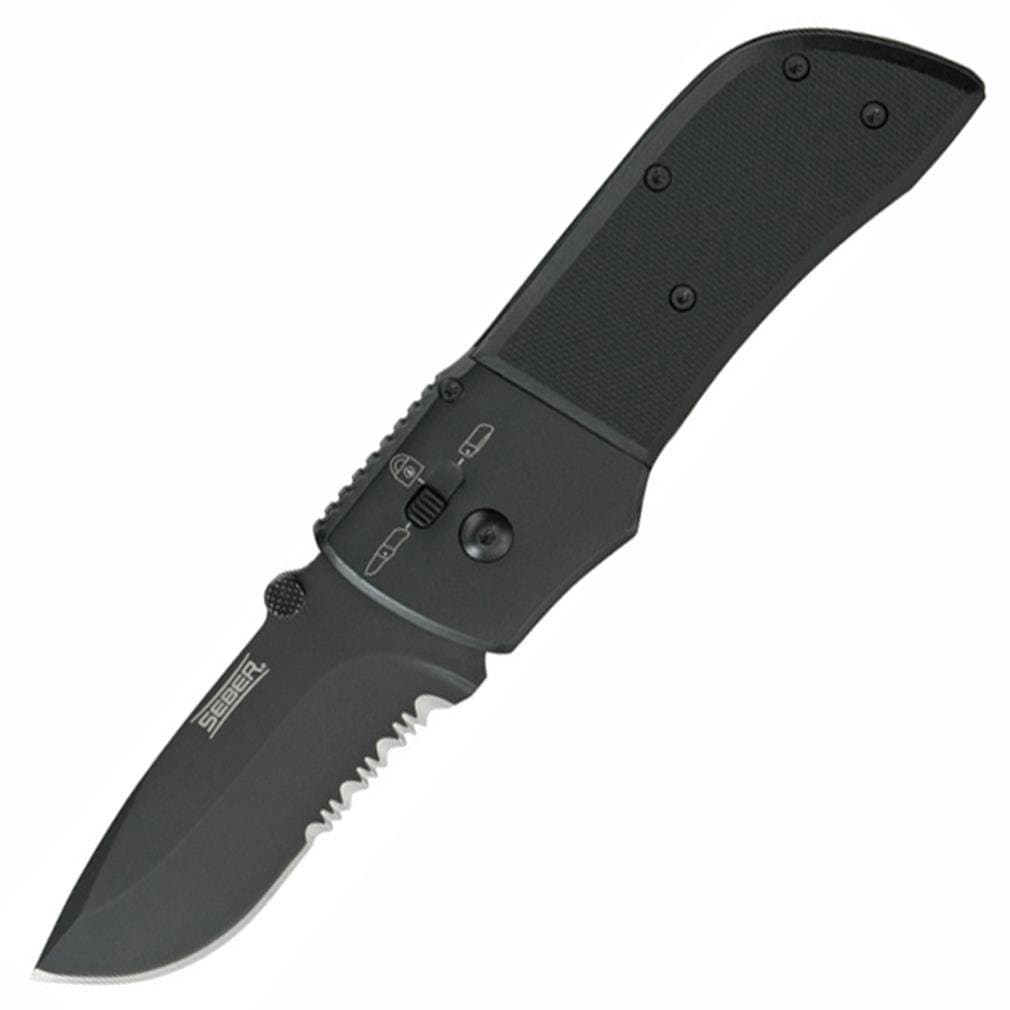 Seber RK1150CP Drop Point Ratcheting Knife