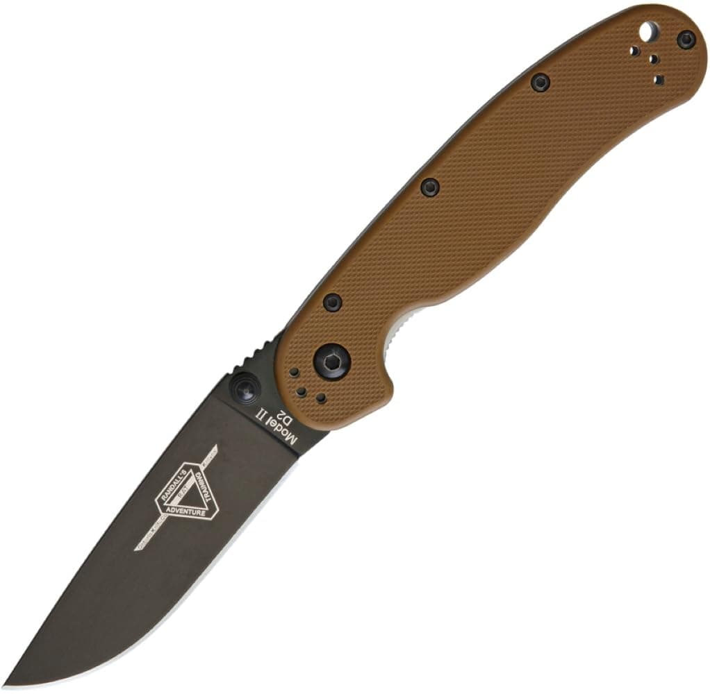 Ontario Knife CompanyRAT II Linerlock Coyote Brown