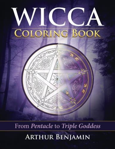 Wicca Coloring Book: From Pentacle to Triple Goddess Paperback – 26 Feb. 2016