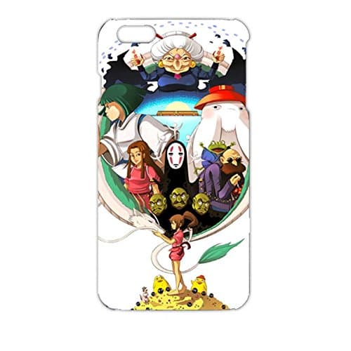 iPhone 6 Plus/6s Plus 5.5 Inch Cover,Studio Ghibli Anime Spirited Away Phone Case Unique Colorful 3D Case Cover Spirited Away Cartoon Design