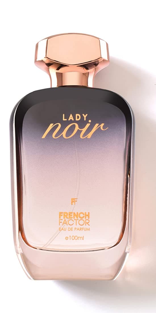 The French Factor Lady Noir Perfume for Women, Real Women's Fragrance, Long Lasting for Hours, 100ml, Attractive Aroma for Office & Parties