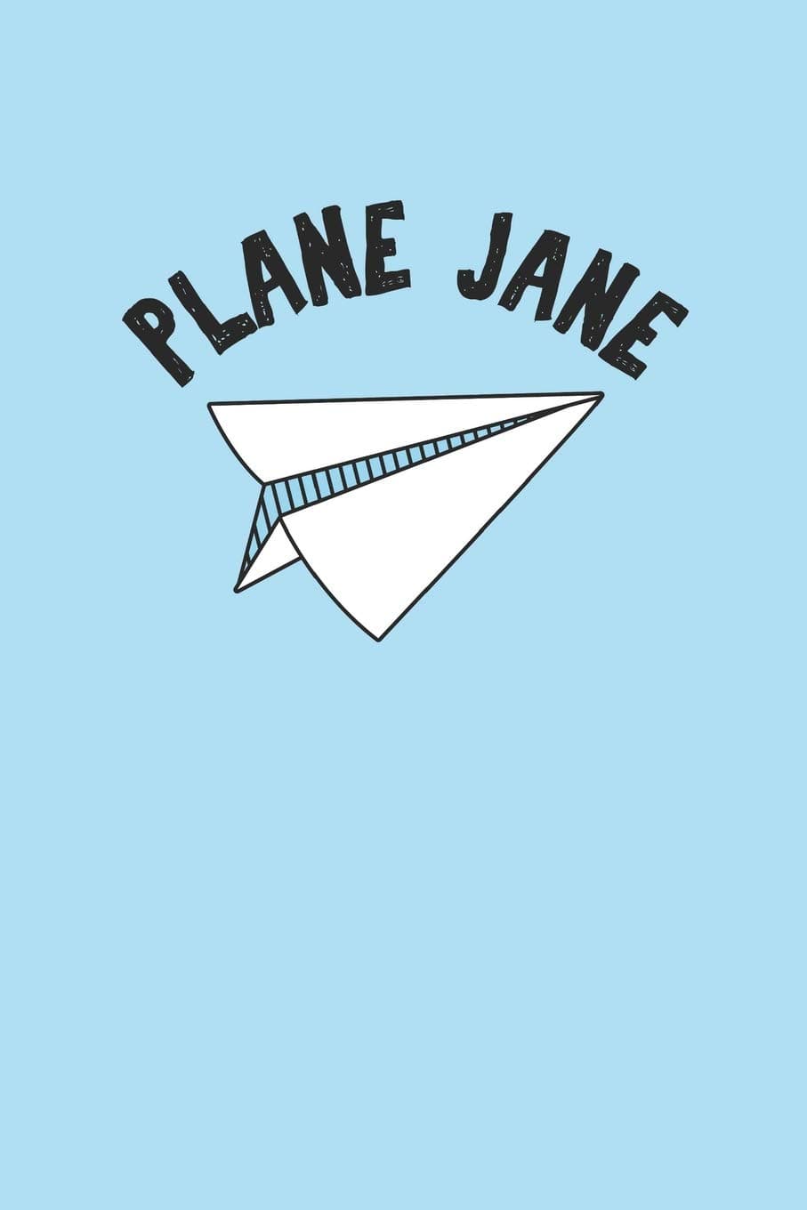 Plane Jane: Funny Paper Folded Airplane Visual Pun Journal