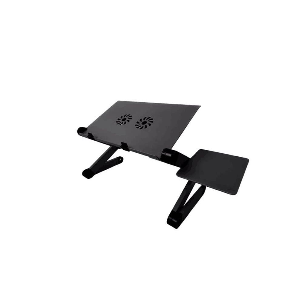 Portable Foldable Adjustable Ergonomic Laptop Table Desk Bed Tray with Mouse Pad