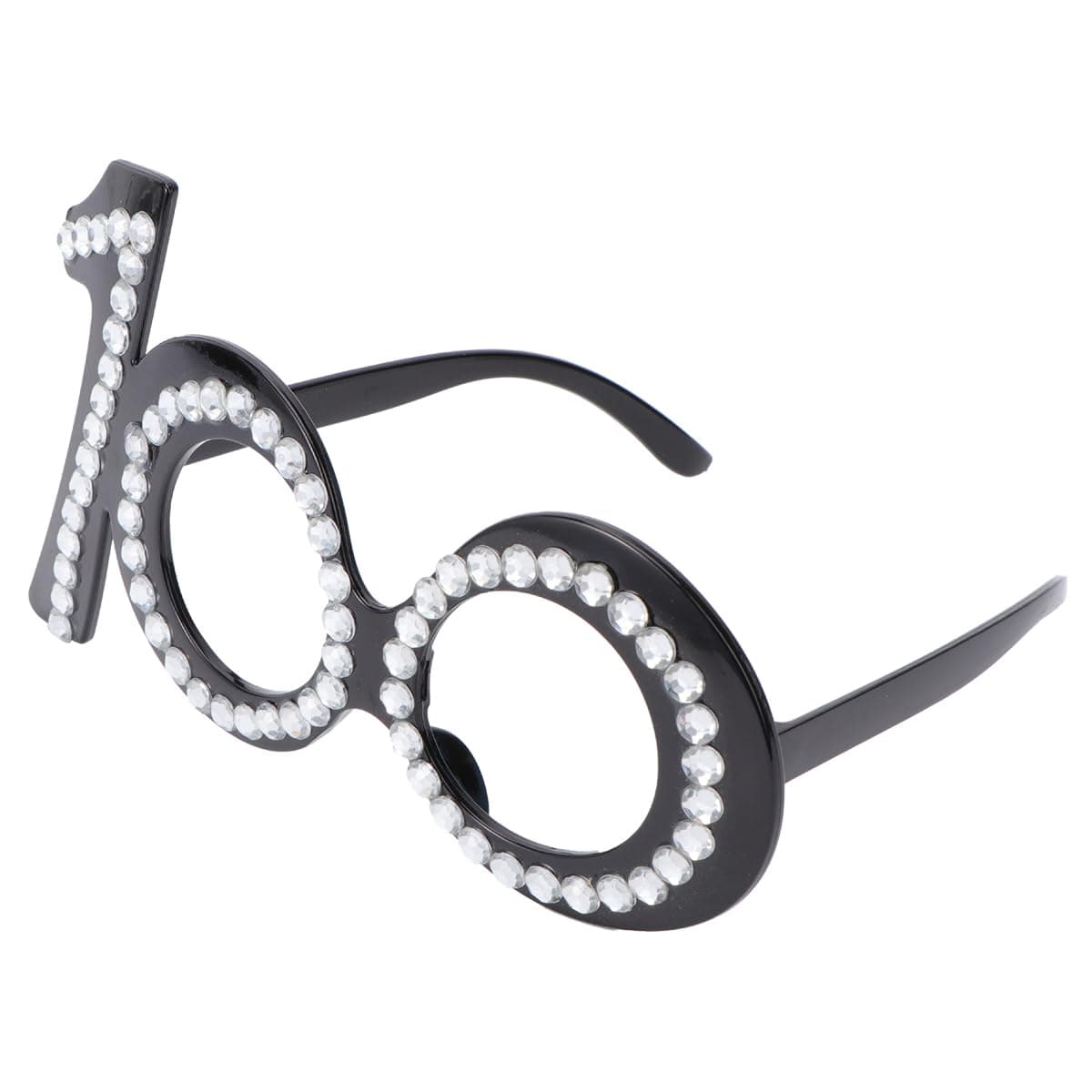 100th Birthday Glasses Eyeglasses Glitter Number Funny Sunglasses Photo Prop Party Favor for Celebration Holiday 100th Birthday Glasses