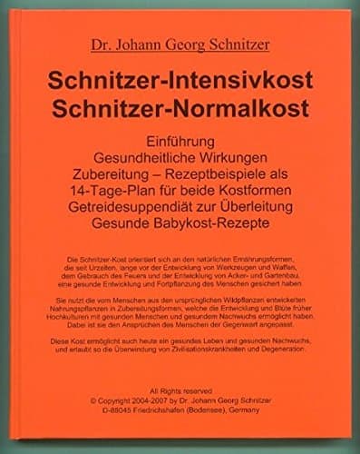 Schnitzer-Intensivkost, Schnitzer-Normalkost: Rezeptbeispiele als 14-Tage-Plan für beide Kostformen (Livre en allemand)