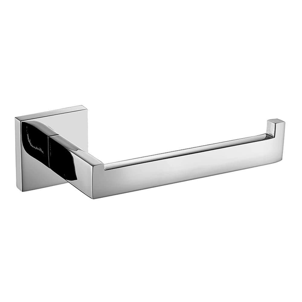 Lolypot Modern Square Stainless Steel Toilet Paper Holder with Chrome Finish