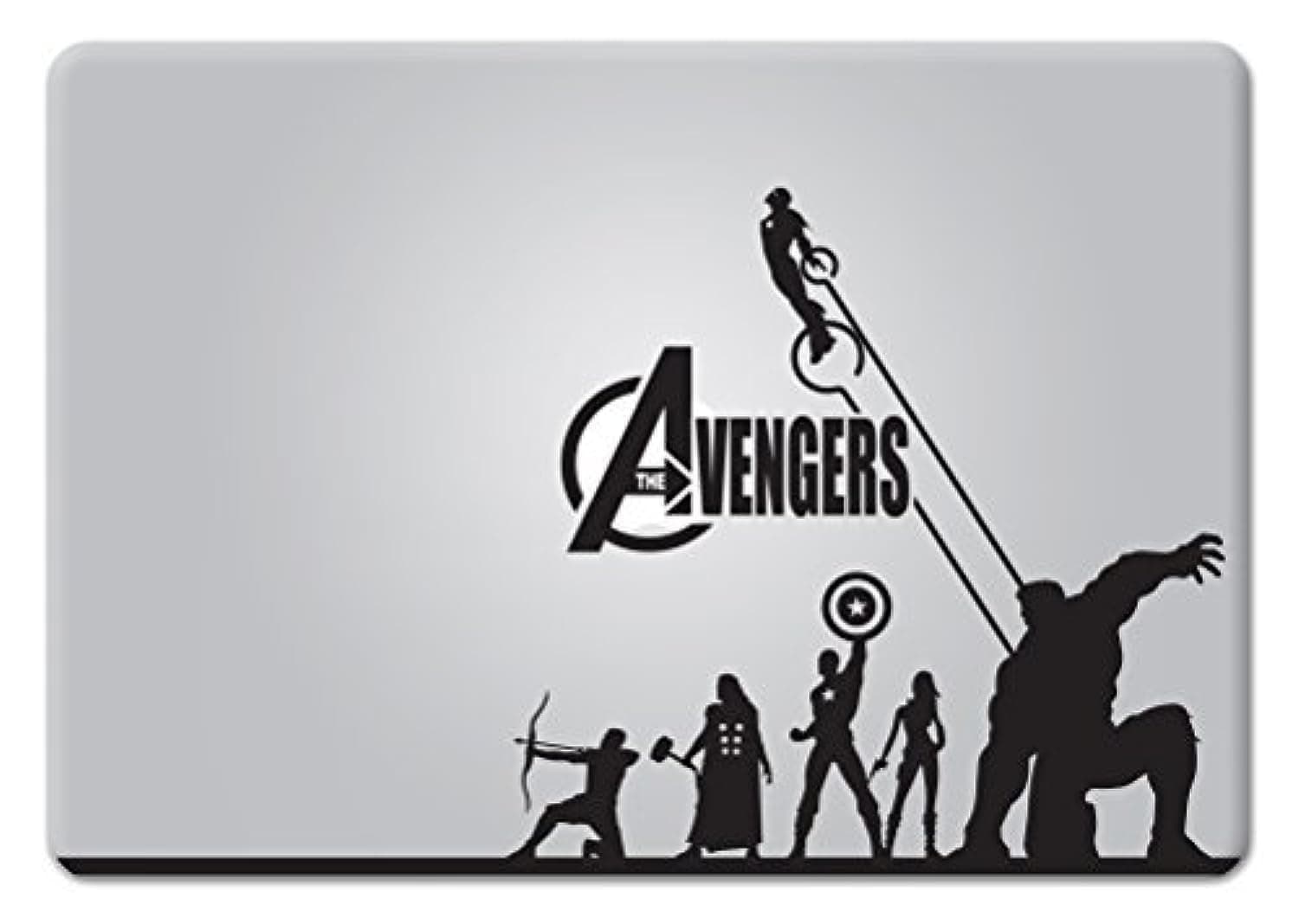 Avengers Die-Cut Vinyl Decal Sticker for MacBook Laptop car Window (Black)