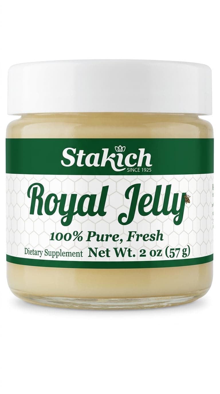 FRESH ROYAL JELLY 2-OZ - 100% Pure, All Natural, -