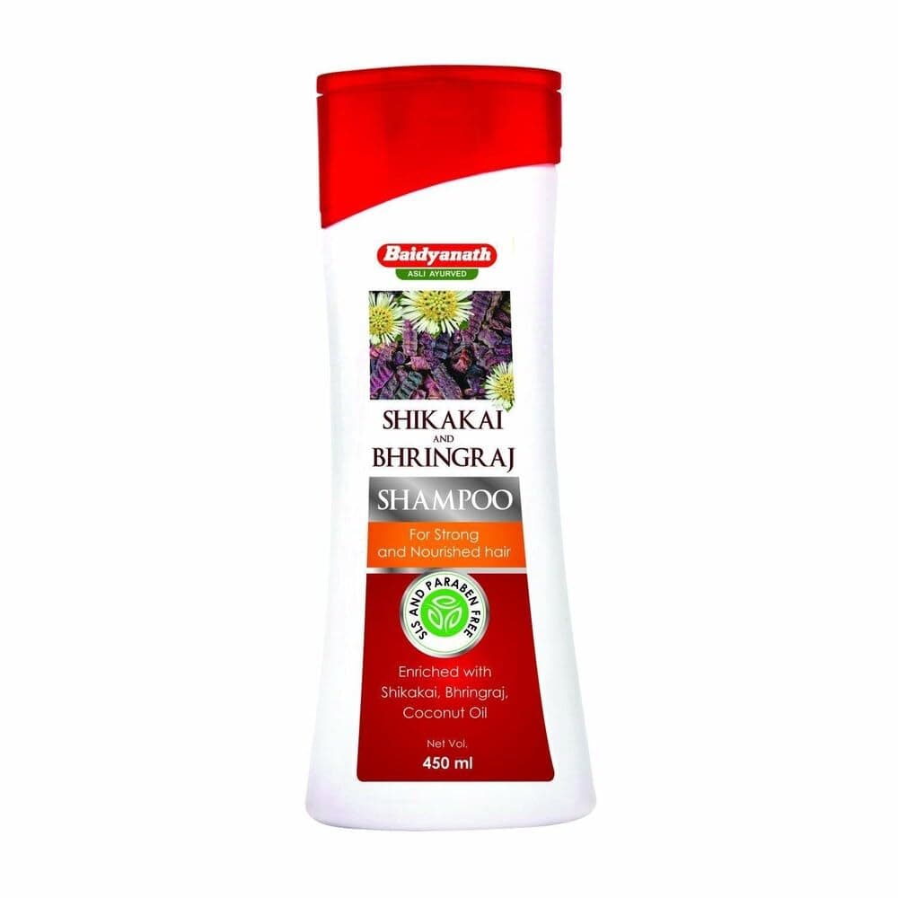 Shikakai and Bhringraj Nourishing Shampoo I Hair Strong Shampoo I Coconut Oil I 450 ML - Sulfate & Paraben Free