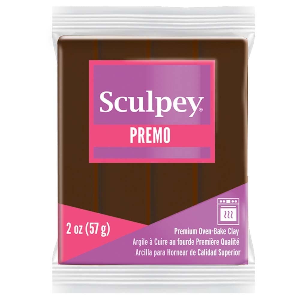 Premo Sculpey Light-Weight Professional Crafting Clay, Burnt Umber, 2oz