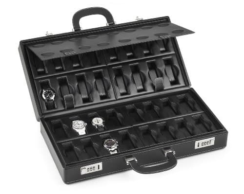 Scatola del Tempo 32B OS OVER SIZE Collectors Leather 32 Watch Case