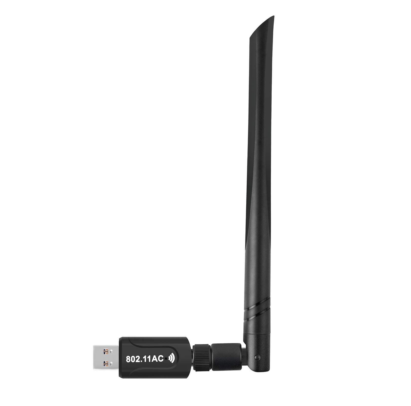 Connecting Realtek RTL8812 USB Wireless Adapter 1200 Mbps with 5 dBi Antenna Dual Band AC1200 WiFi Dongle IEEE 802.11 a b g n ac for Laptop Desktop USB 3.0 Network Adapter Support Windows 10 Mac Linux