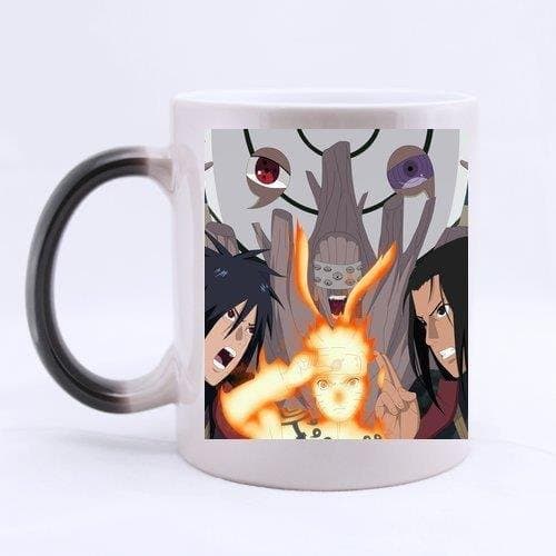 Custom Evergreen Fashion Anime Naruto Morphing Mug Magic Ceramic Coffee Mug-by Steel rose