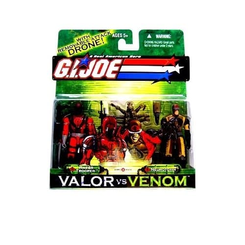Razor Trooper and Neurotoxin - GI Joe Real American Hero Valor vs Venom Figure