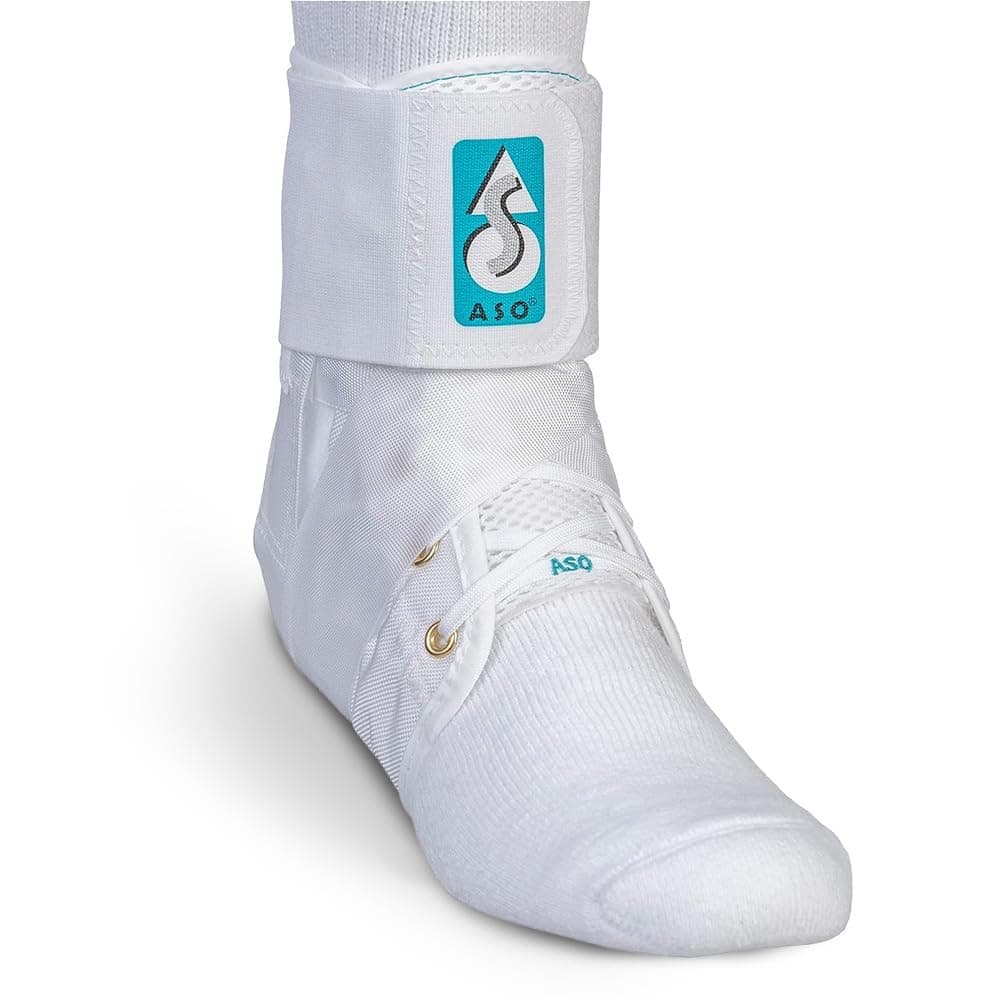 Med Spec ASO Ankle Stabilizer, White, Small