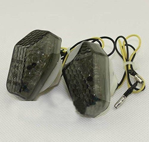 cat1986cat1986 motorcycle flush mount led turn signal smoke lens for aftermarket universal bike suzuki gsxr