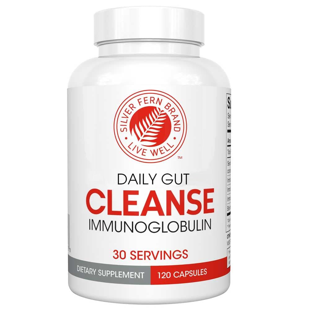 Silver Fern Cleanse - Daily Gut - 1 Bottle - 120 Capsules - 30 Day Supply - I...