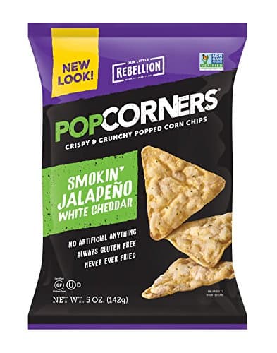 Medora Snacks PopCorners Popped Corn Chips, Chessy Jalapeno, 5 Ounce (Pack of 12)