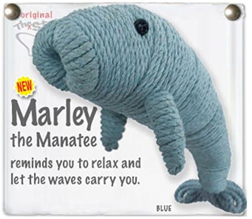 Kamibashi Marley The Manatee The Original String Doll Handmade Keychain Toy & Clip